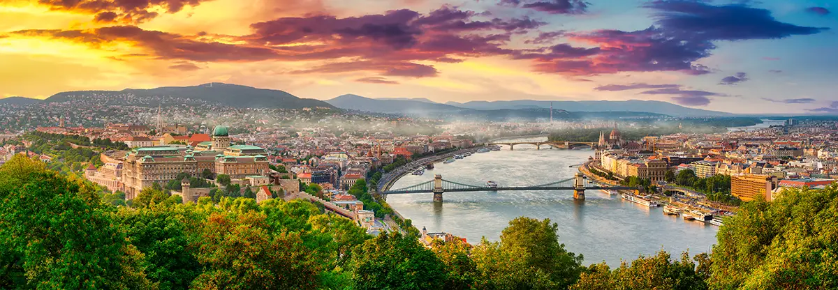 budapest landscape panoramic view
