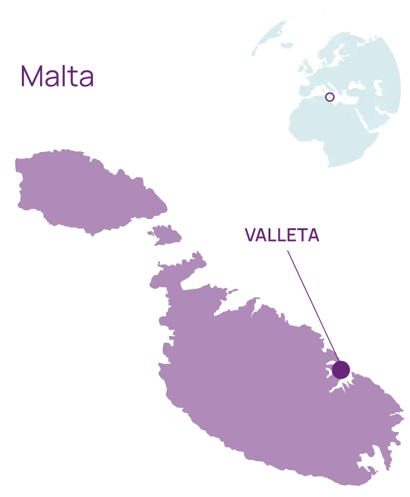 Malta Country Map