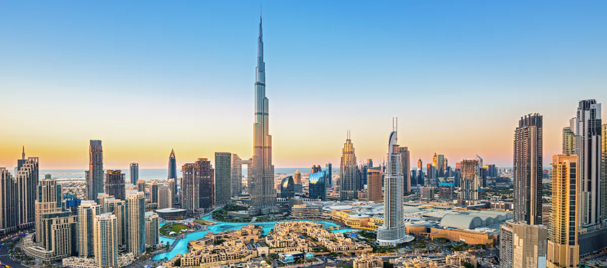 Dubai's downtown area, where business opportunities are endless.