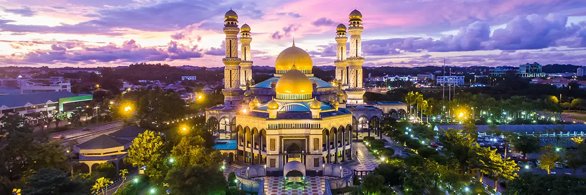 Brunei does not have any taxes on income, export, sales, payroll, nor does it charge property taxes or corporate taxes.