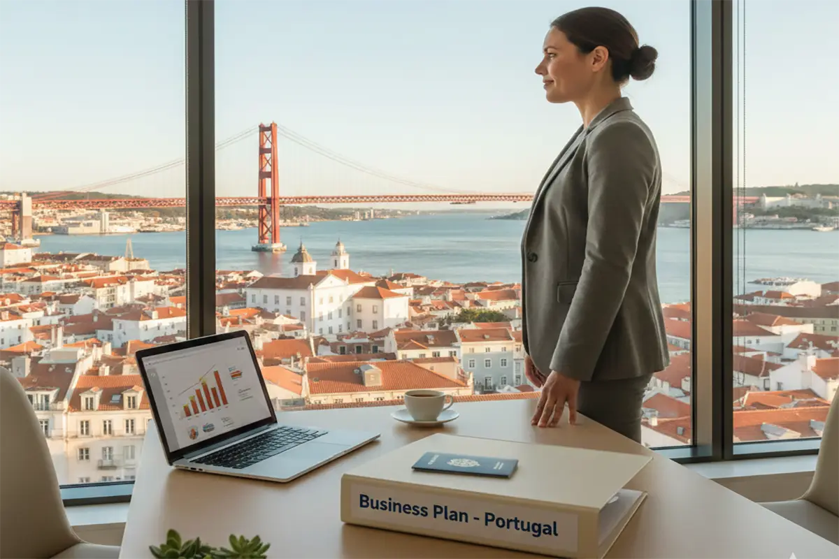A woman in Lisbon planning to apply for the D2 Visa.