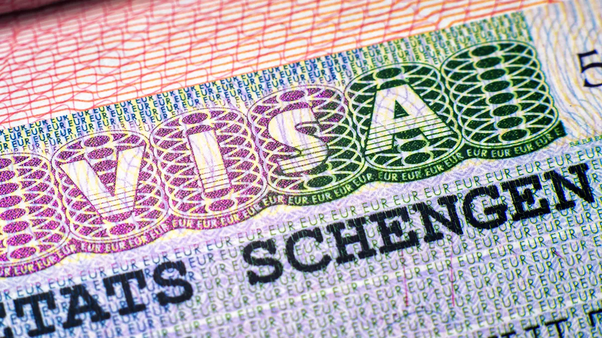 Schengen Visa Closeup