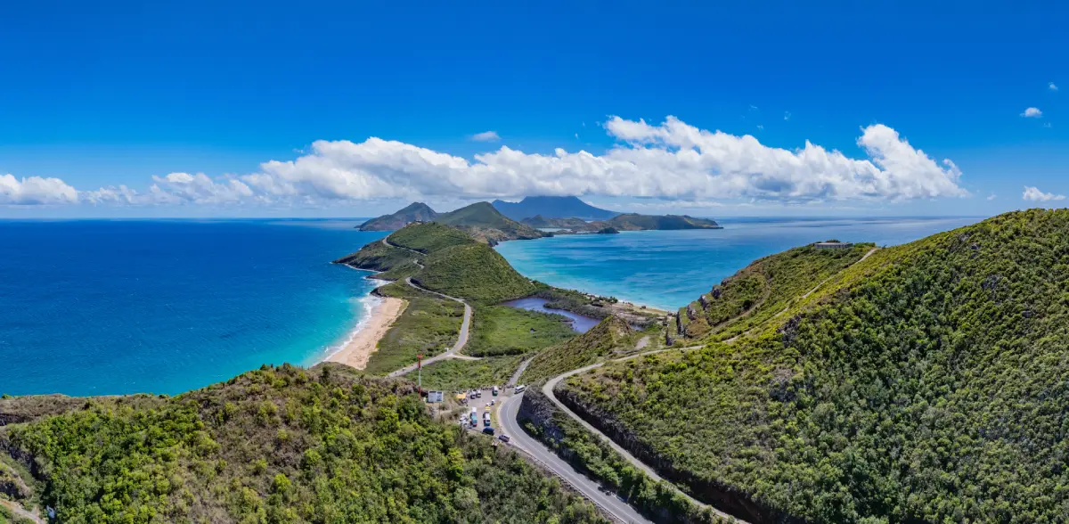 st kitts and nevis panorama skyline