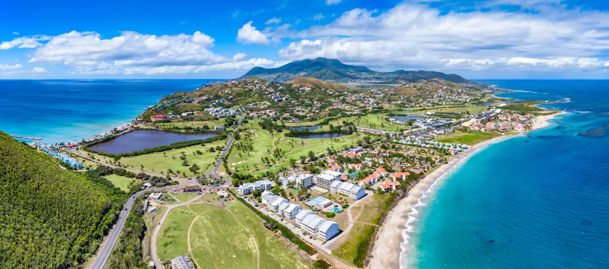 Timothy Hill in Saint Kitts and Nevis, a town where the dreamy paradise meets business opportunities.